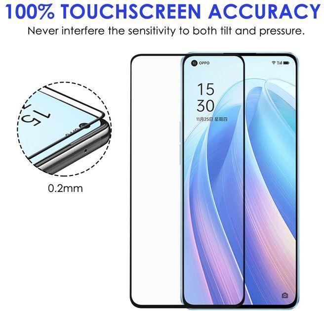 Produktbild MU Budget Schutzglas Displayschutz (1 Stück, Oppo Reno 7 Pro 5G)