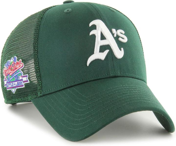 Actual product image 47 Brand Trucker Cap BRANSON Oakland Athletics World Series