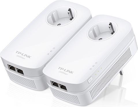 Produktbild TP-Link Powerline TL-PA9020P KIT - Starter Kit - bridge - GigE, HomePlug AV (HPAV), HomePlug AV (HPA (2000 Mbit/s)
