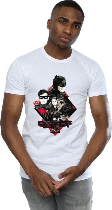 Produktbild Batman TV Serie Charakter Skyline TShirt (XL)