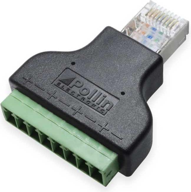 Actual product image Pollini Connector, RJ45, terminal strip, plug