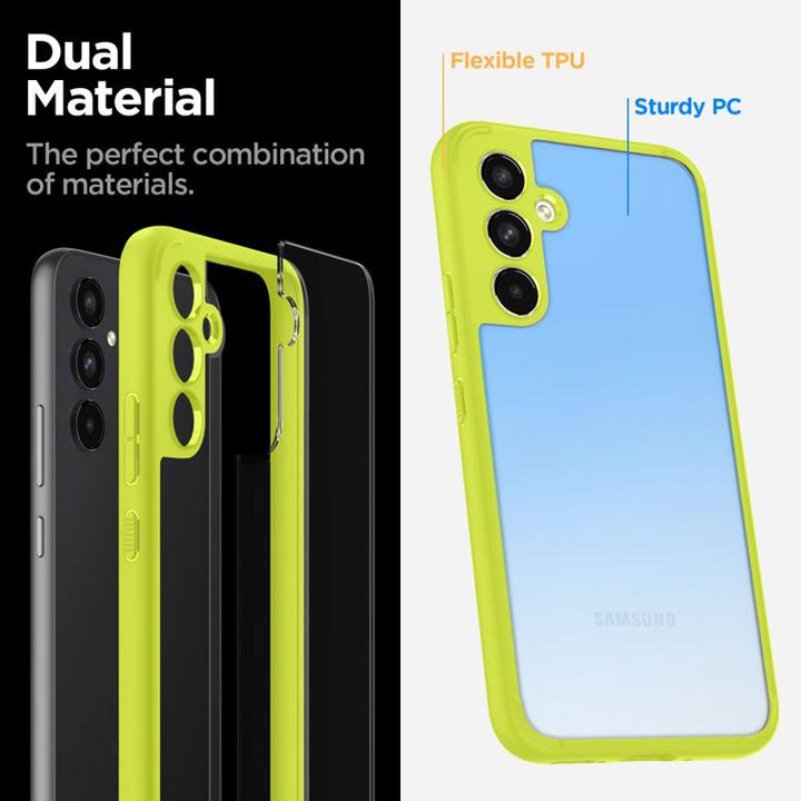 Actual product image Spigen Ultra Hybrid Case for A546B Samsung Galaxy A54 - lime (Samsung Galaxy A54 5G)
