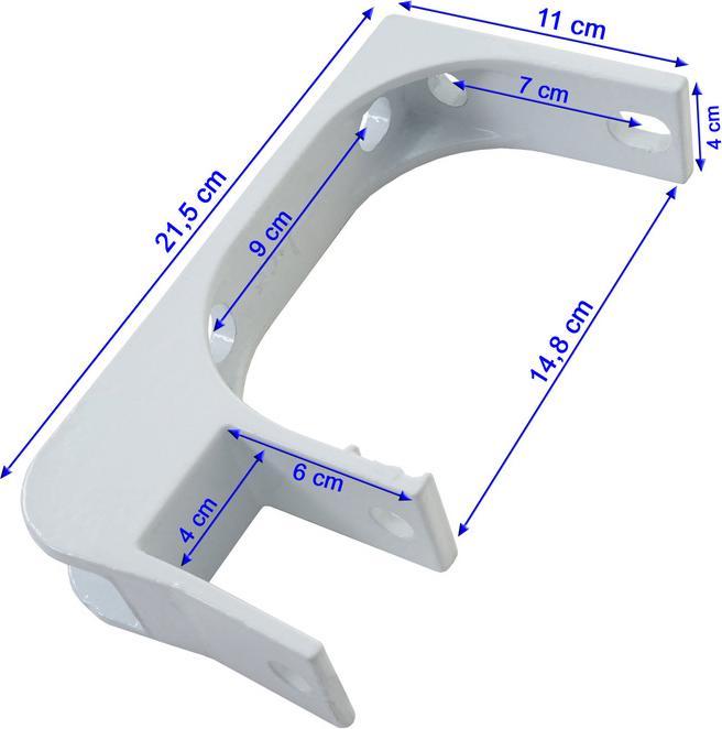 Produktbild Mendler 3x Deckenhalterung für Markise T790 T791, Wandhalterung Deckenmontage Adapter (0.04 m)