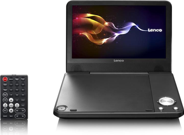 Produktbild Lenco DVP-932, tragbarer DVD Player mit 9 Zoll Bildschirm