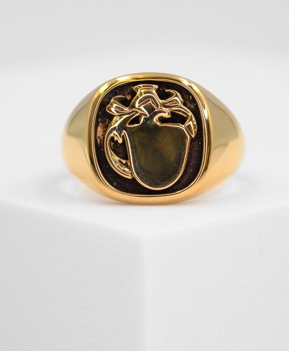 Immagine prodotto Muau Anello con stemma (58, Oro 750/18 K)