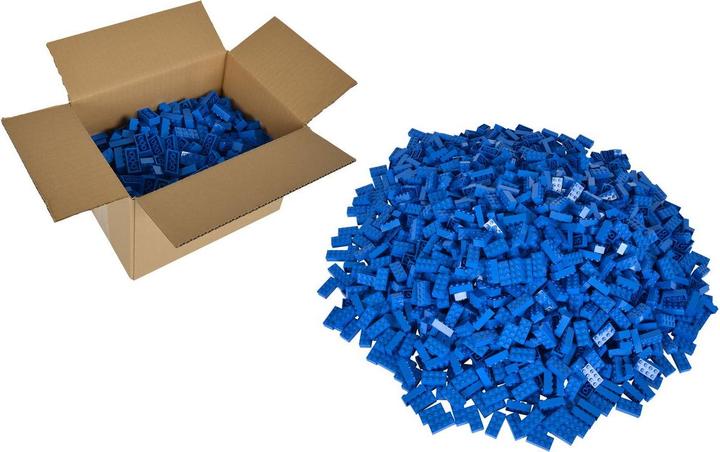 Produktbild Simba Blox 500 blaue 8er Steine lose