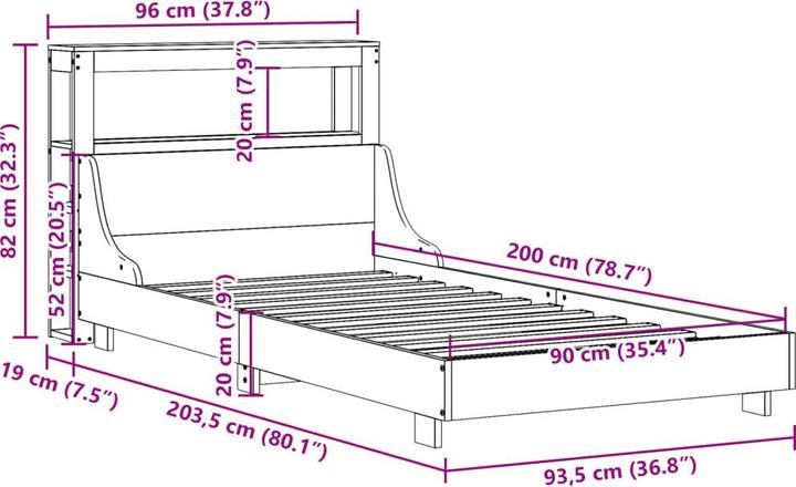 Produktbild VidaXL Lehrte (90 x 200 cm)