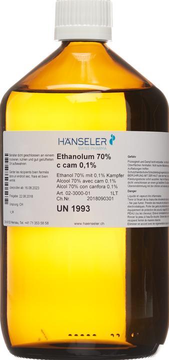 Immagine prodotto Hänseler Ethanolum 70 % c cam 0.1% 1 lt (1000 ml)