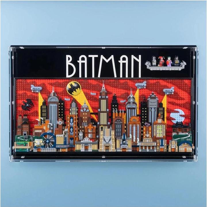 Actual product image iDisplayit Acrylic wall display for LEGO® 76271 Batman: The Animated Series Gotham City