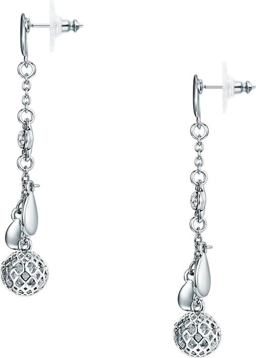 Immagine prodotto Lulu & Jane Lega di metallo decorata con cristalli Swarovski® Perlina di vetro argento - 33644 (Lega metallica)