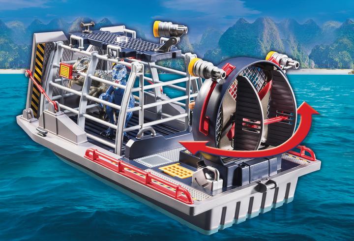 Immagine prodotto Playmobil Barca a elica con gabbia di dino (9433)