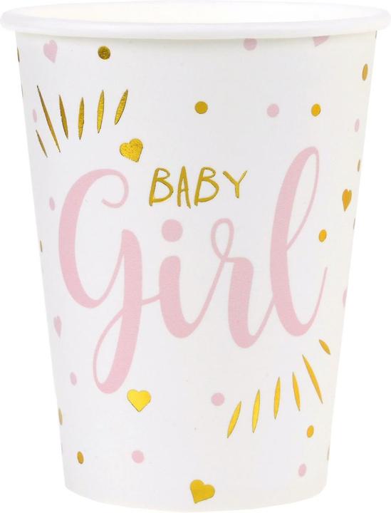 Produktbild Santex Rosa Baby Girl Pappbecher (10 x)