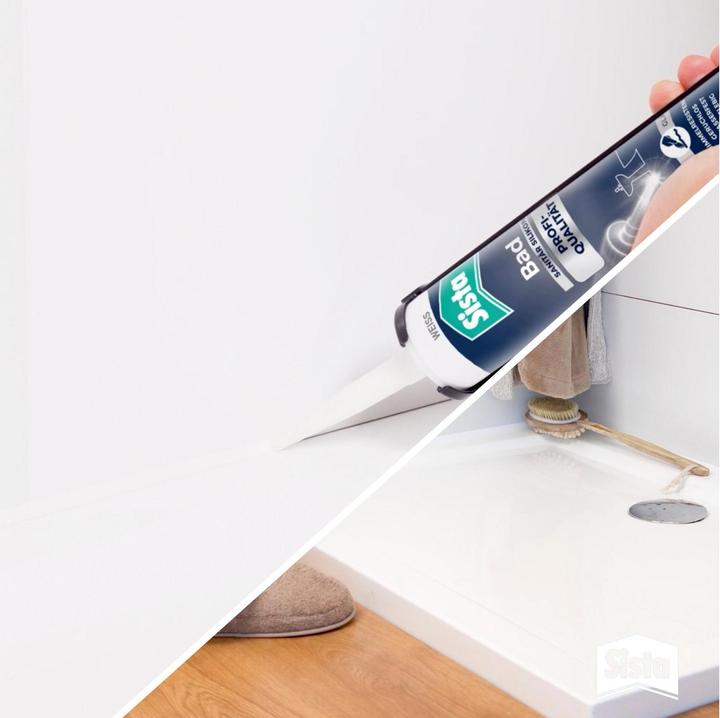 Immagine prodotto Sista Silicone da bagno di qualità professionale grigio argento (0.46 kg, Grigio argento, 280 ml)
