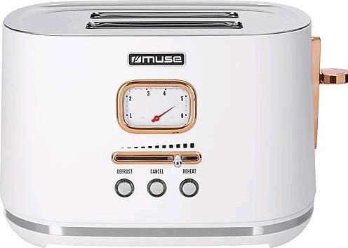 Image du produit Muse Grille-pain MS130 BC acier inoxydable noir