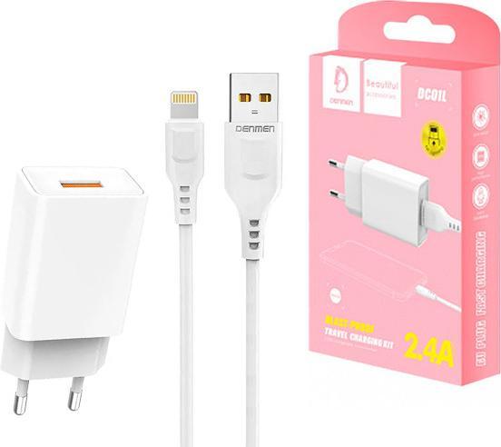 Actual product image Denmen Charger DC01 1x USB-A 2.4 A (29375)