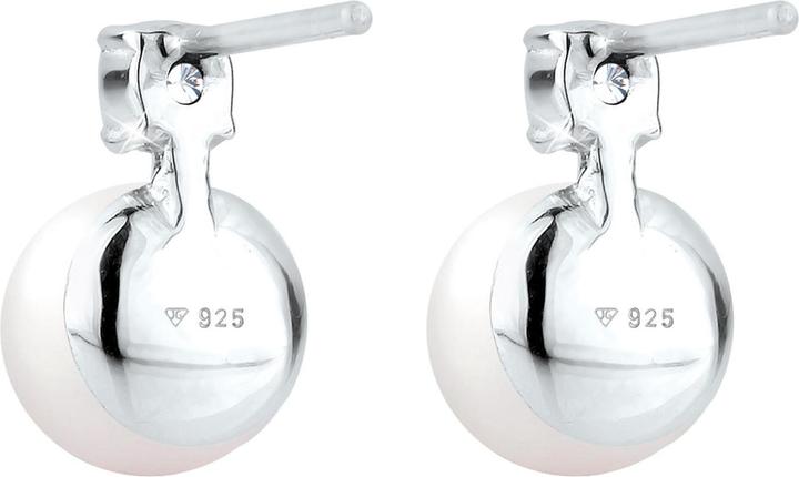 Image du produit Elli Boucles d'oreilles Basic Perle d'eau douce Zirconia 925 Argent (Perles de culture d'eau douce, Zircone, Argent sterling 925)