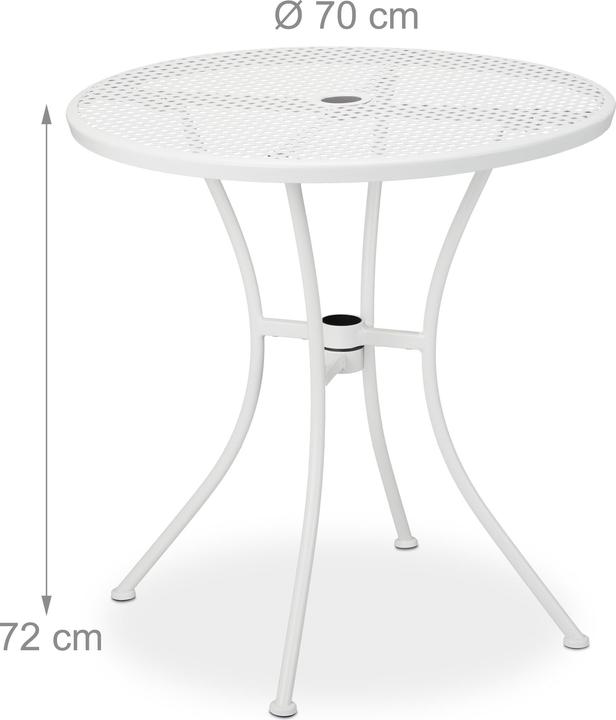 Actual product image Relaxdays Garden table (70 cm)