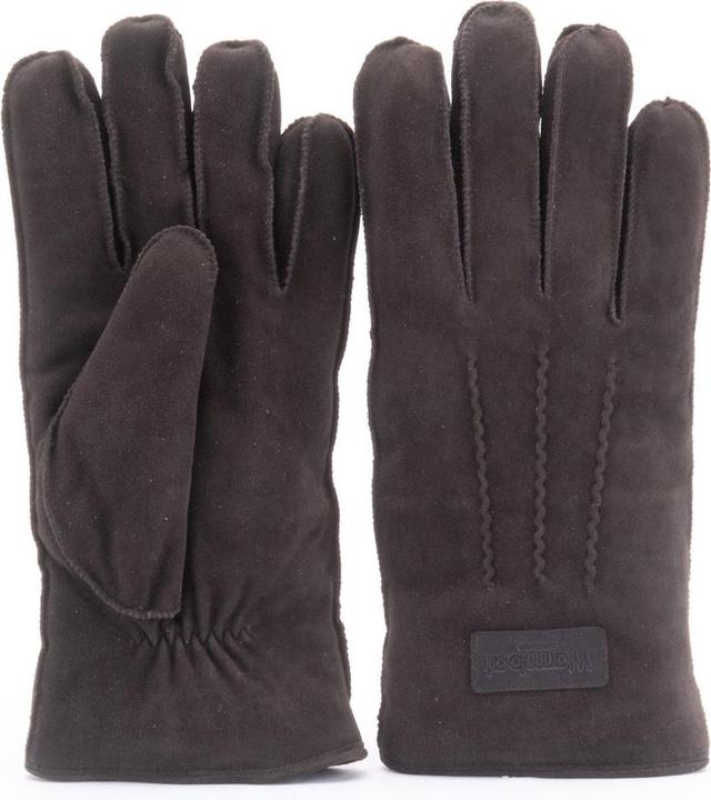 Actual product image Warmbat Men's Gloves Goat Suede - Choco - Size XL (XL)