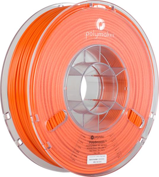 Actual product image Polymaker PolySmooth - Orange - 1.75mm (PVB, 1.75 mm, 750 g, Orange)