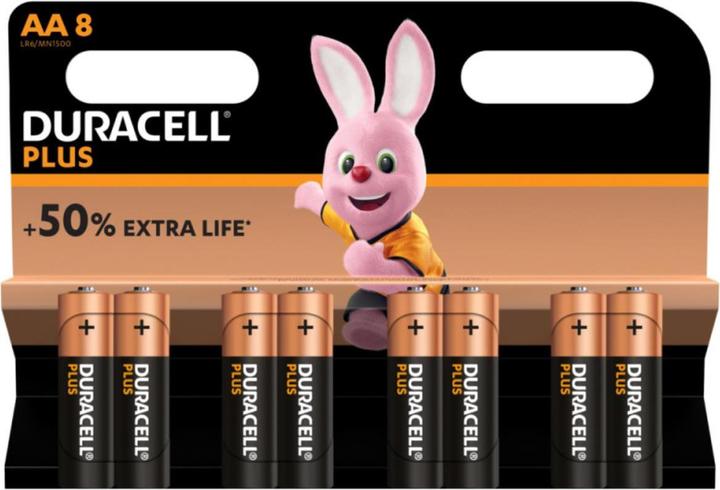 Produktbild Duracell Plus (8 Stk., AA, 2700 mAh)