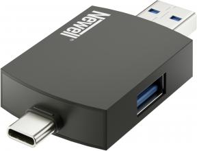 Produktbild Newell memory card reader Hub OTG 3in1 (USB, USB-C)