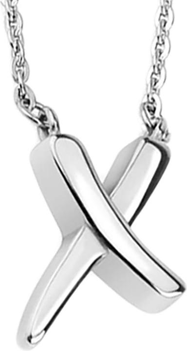 Star Piercing Kette silber Anhänger X silber (Chirurgenstahl 316L, ohne Messing)