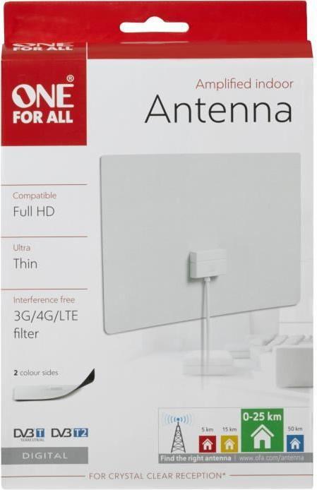 Produktbild One for All DVB-T Ultrathin Antenne (Flachantenne, DVB-T / -T2)