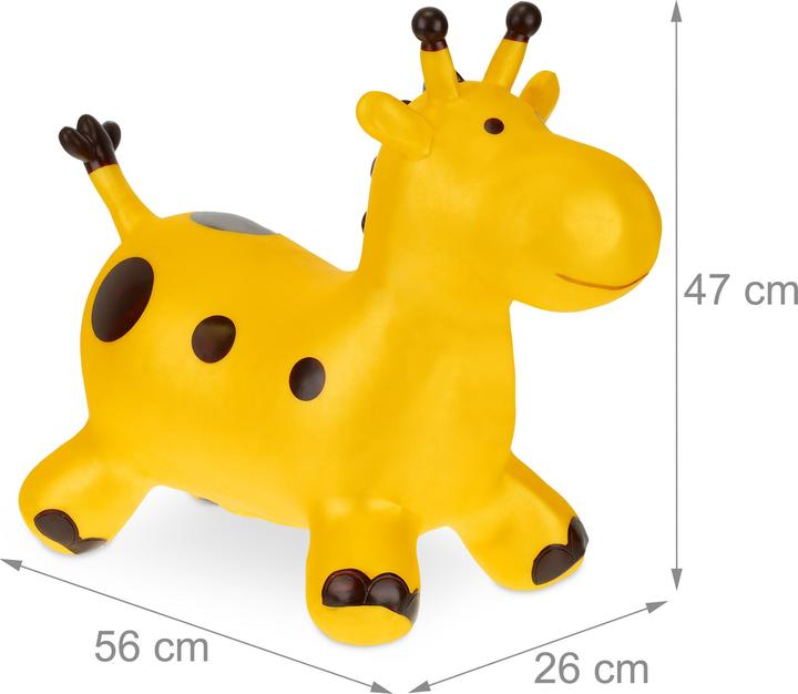 Actual product image Relaxdays Bouncy animal Giraffe