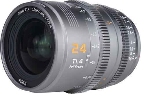 Actual product image Sirui VP-1-24G VISION PRIME T1.4 Vollformat Cine Lens 24mm grau (C-mount, full size)