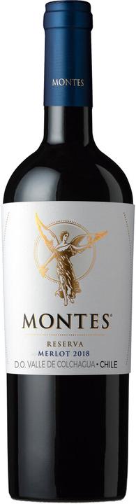 Produktbild Montes Merlot Reserva DOC Colchagua Valley Chile (1 x 75 cl, 2022)