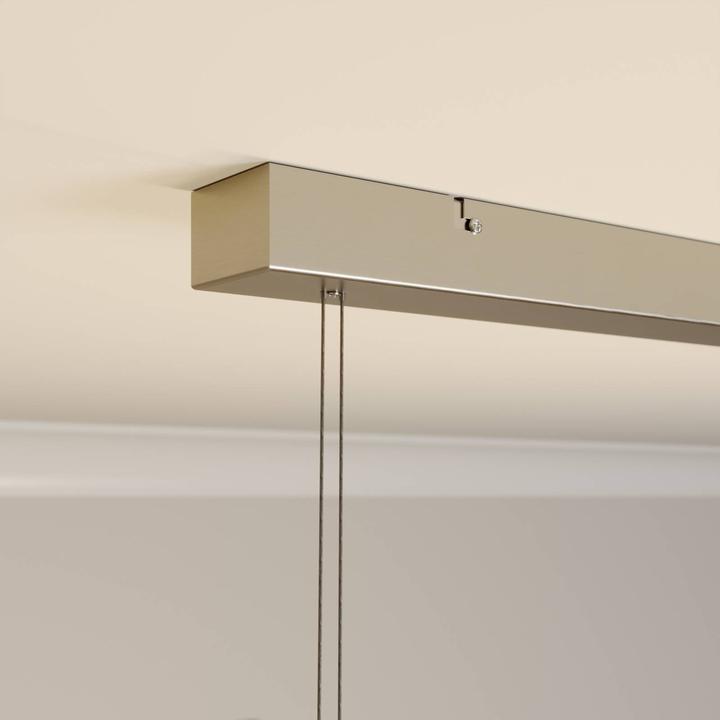Image du produit Lindby Auron Lampe à suspendre Nickel/Blanc (1440 lm)