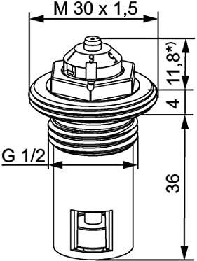 Produktbild Heimeier Thermostat-Oberteil 4324-03.301