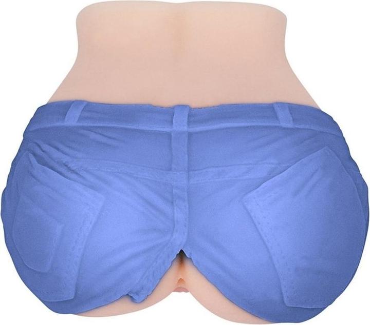 Actual product image MySexPartner Realistic Masturbator "Jeans Short" Vagina-Anus