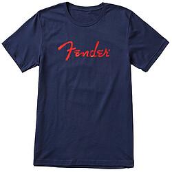 Fender Foil Spagetti Logo T-Shirt blue S (S)