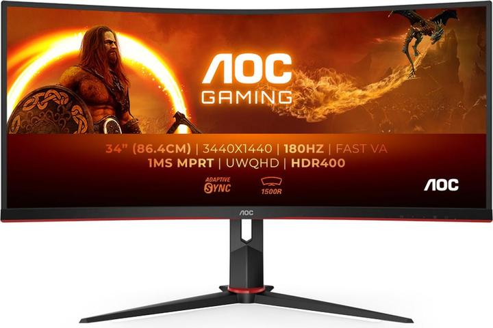 Image du produit AOC CU34G2XP/BK (3440 x 1440 pixels, 34")