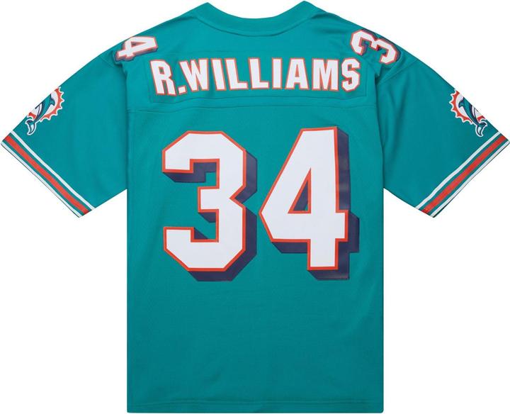 Actual product image Mitchell & Ness NFL Legacy Jersey - Miami Dolphins 2002 Ricky Williams - XL (XL)