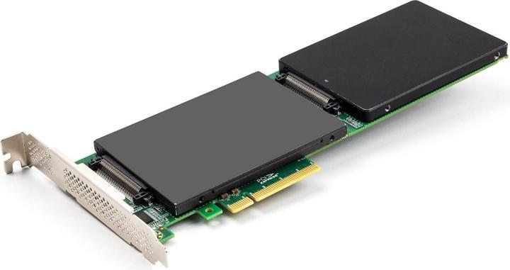 Actual product image Delock PCI Express 4.0 x8 card to 2 x internal U.2 NVMe SFF-8639