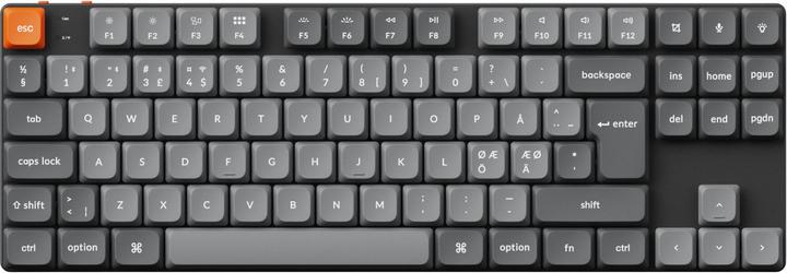 Actual product image Keychron K1 Max Wireless RGB Hot Swappable 80% Mechanical Keyboard, Gateron Brown Switches (DE, Cable, Wireless)