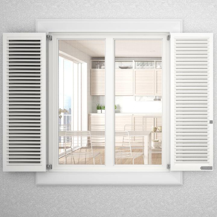 Actual product image Intirilife Fly Net in Grey Width 100cm (100 x 100 cm)