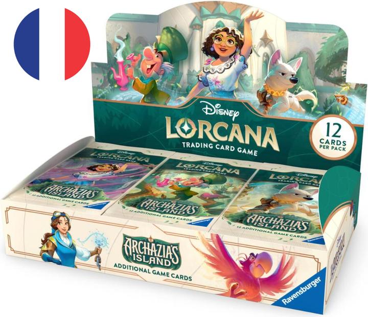 NoName Disney Lorcana JCC : L'île d'Archazia - Display de Boosters (24 Boosters) (French, Booster Pack)