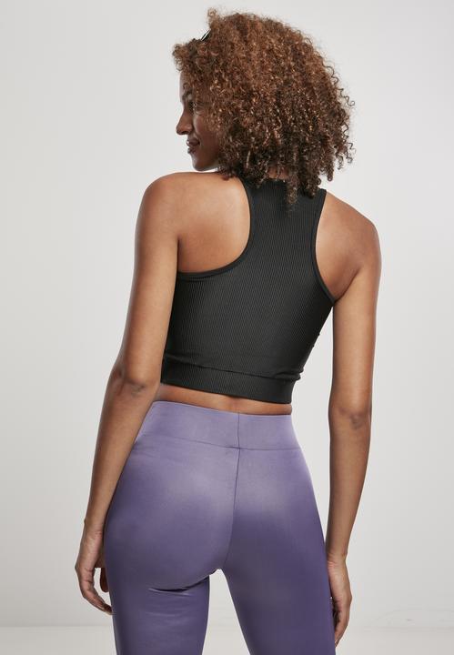 Produktbild Urban Classics Ladies Cropped Shiny Rib Top (M)