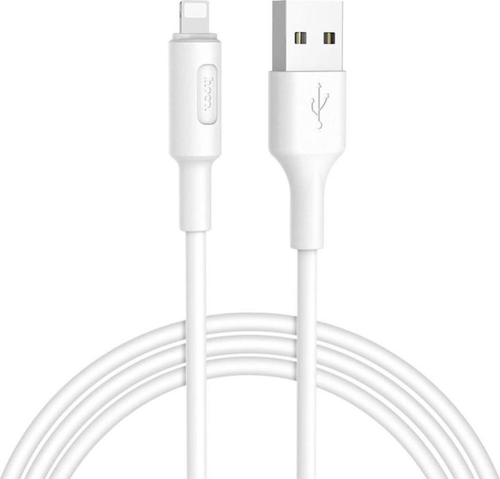 Image du produit Hoco Cable cable USB A to Lightning 2A X25 1 m white (1 m)