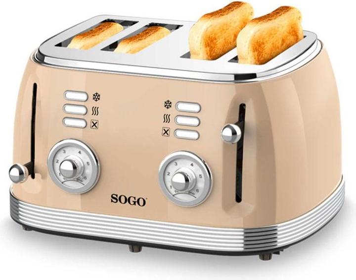 Image du produit Sogo Grille-pain 4 disques Eternal Retro