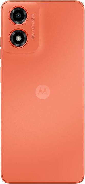 Image du produit Motorola Moto G04 (128 Go, Orange soleil levant, 6.56", Double SIM, 16 Mpx, 4G)