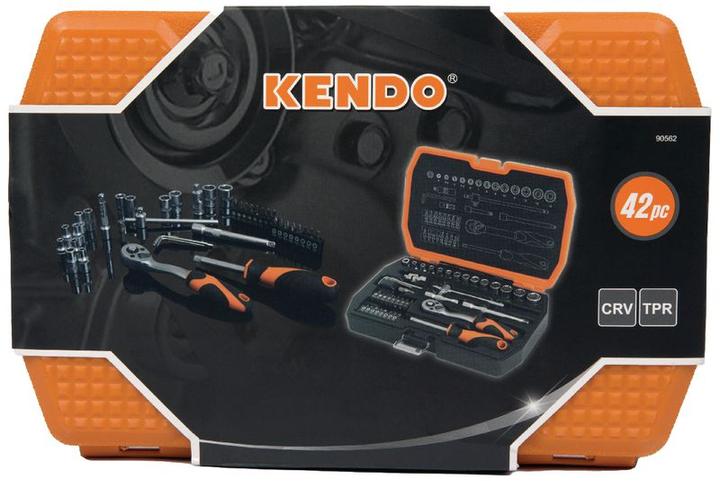 Image du produit Kendo Jeu de douilles et d'embouts 1/4"
