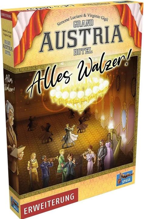 Produktbild Lookout LOOD0052 - Grand Austria Hotel: Alles Walzer, für 2-4 Spieler, ab 12 Jahren (DE-Erweiterung) (Deutsch)