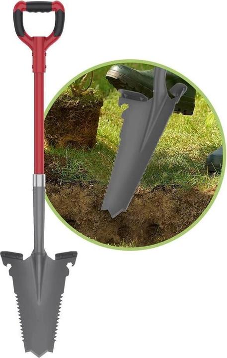 Produktbild SOG EASYmaxx Spaten- & Wurzelsäge - 114 cm, Grau/Rot