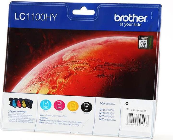 Produktbild Brother LC-1100HYVALBPDR Valuepack (M, C, Y, BK)