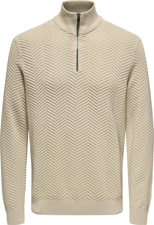 Immagine prodotto Only & Sons Onsmace Reg 12 Herringbon Half Zip Knit (XXL)