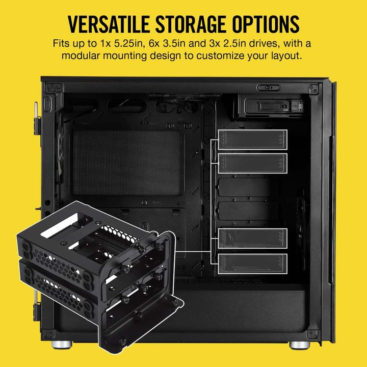 Actual product image Corsair Carbide 678C (ATX, mATX, Mini-ITX, E-ATX)